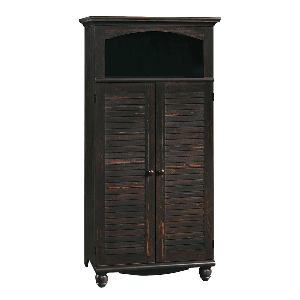 Antiqued Paint Computer Armoire X185437