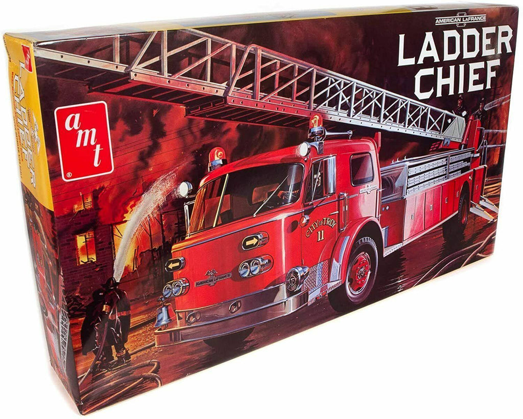 1/25 Scale American LaFrance Ladder Chief Fire Truck Model Kit X584647