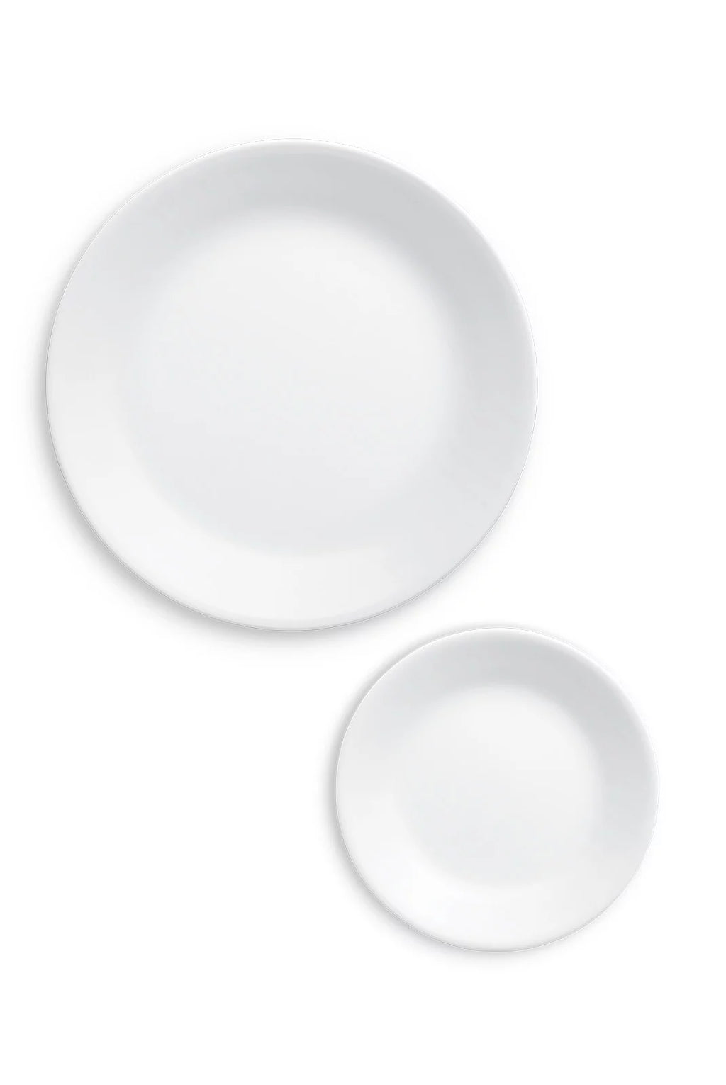 12-Piece White Round Dinnerware Set D680