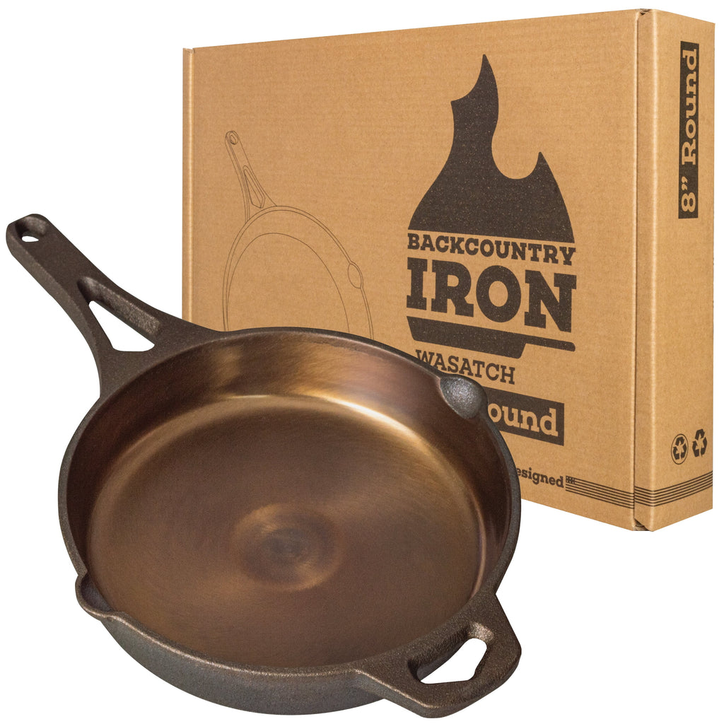 8 Inch Pre-Seasoned Round Cast Iron Skillet L793949