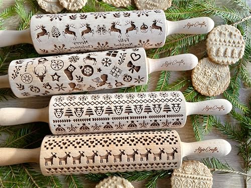 Embossing Rolling Pin U87704
