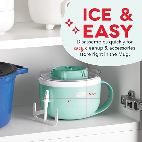Aqua Ice Cream Maker Machine with 2 Bowls B89552