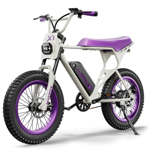 Peak 750W 25MPH Electric Bike with 20" Fat Tires and Front Suspension Y612868