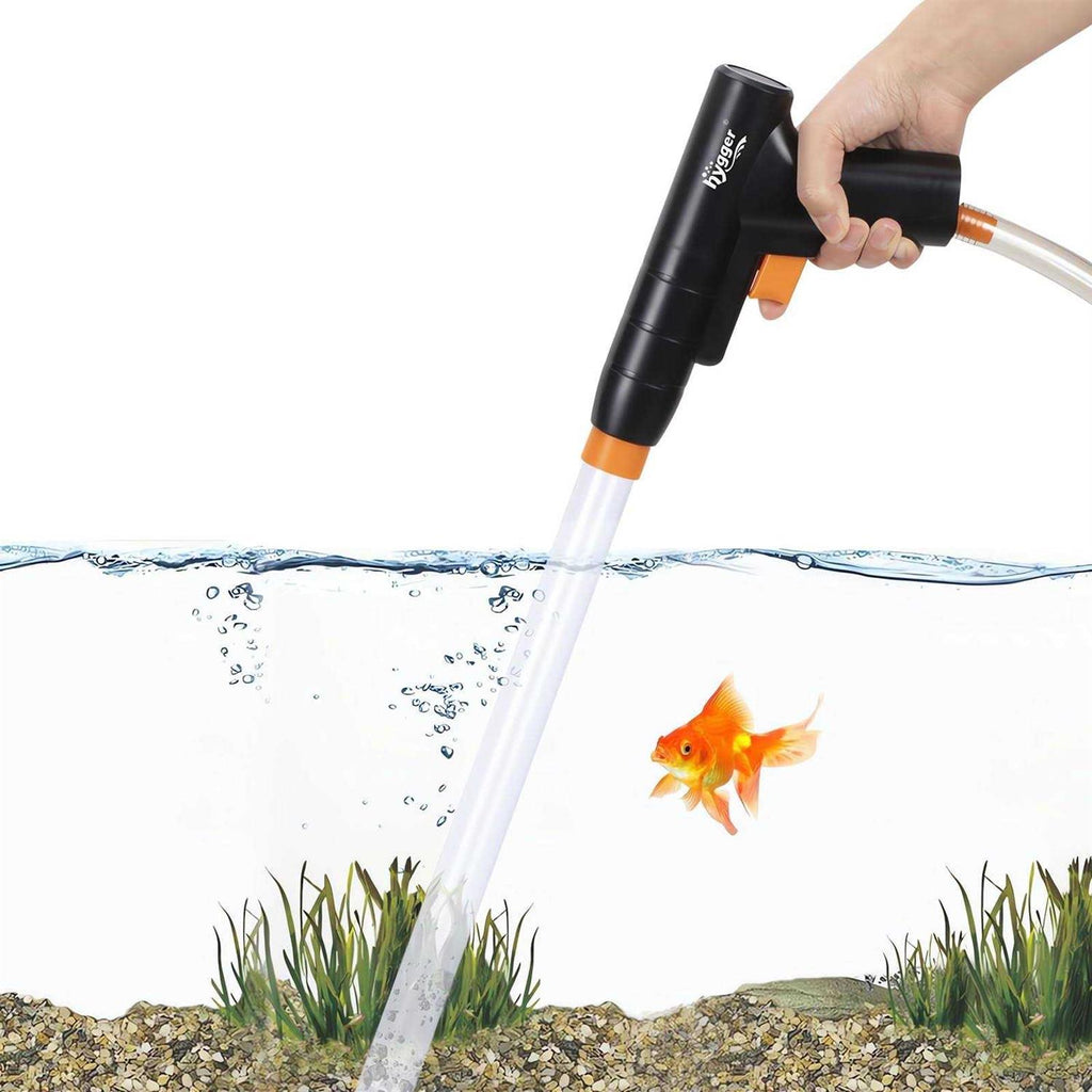 Aquarium Gravel Cleaner with Air-Pressing Button Fish Tank Sand Cleaner Kit Siphon Vacuum Cleaner E398536
