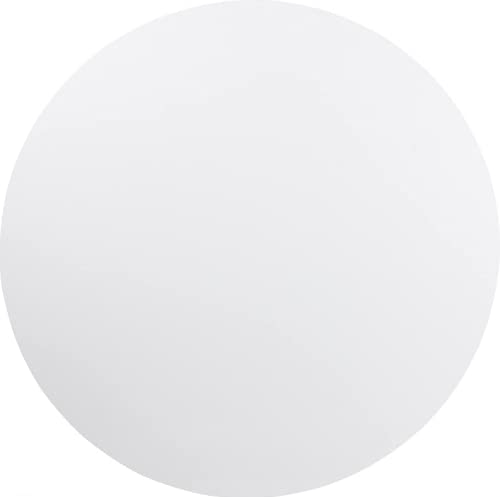 5 Pack 72" Round Heavy-Duty White Plastic Folding Table O644009