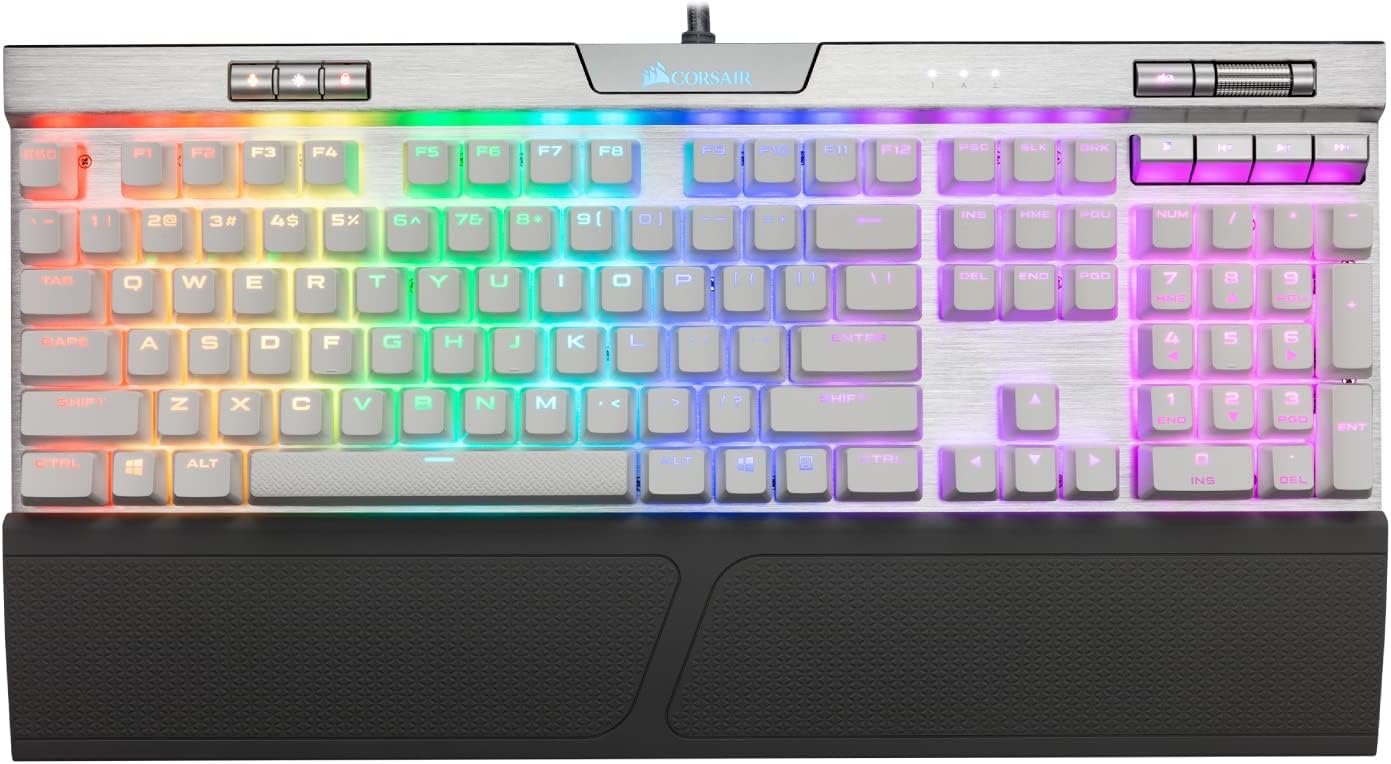 Mechanical Gaming Keyboard with Cherry MX Red and RGB LED Backlit Y148683