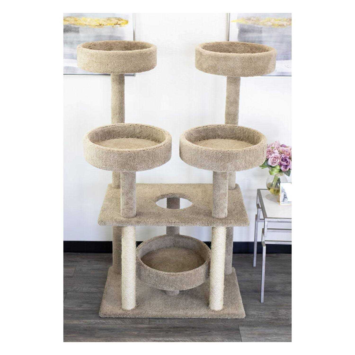 Modern Cat Tree Cat Tower for Large Cats F5158