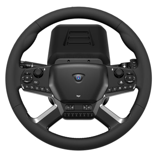 Truck Control System with Force Feedback Steering Wheel, Shifter Control Panel, & Pedals T2322