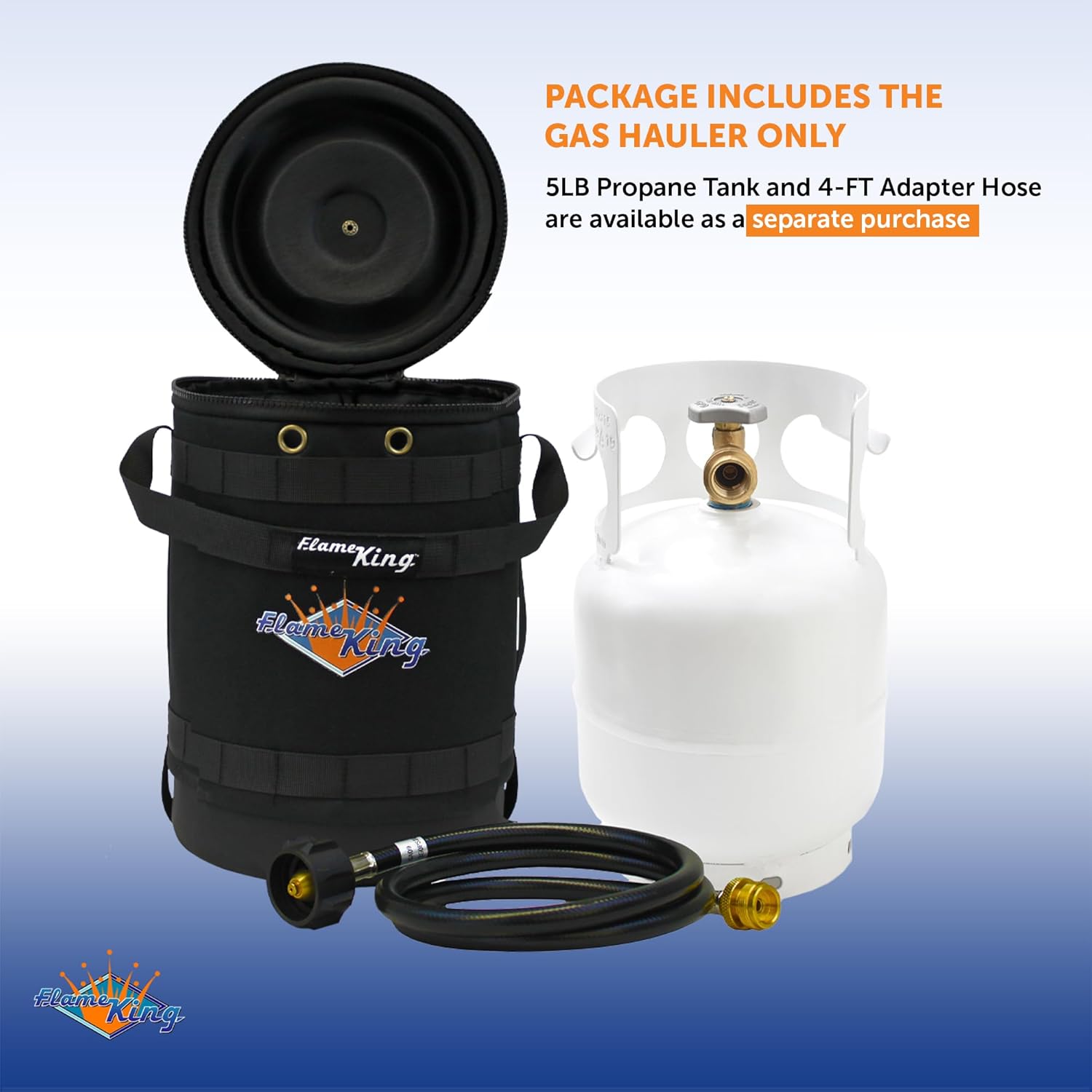 Black Insulated Protective Carry Case for 5LB Propane Tank E1623