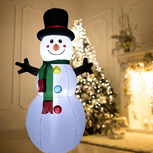 5 FT Inflatable Snowman with LED Lights D5735