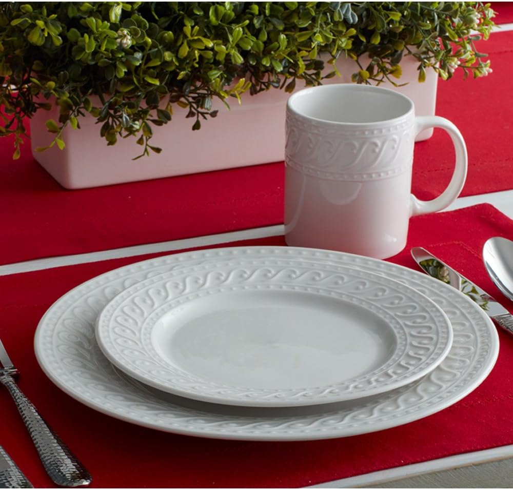 32 Piece White Dinnerware Set R3026