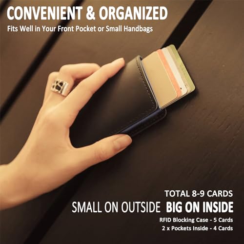 RFID PU Leather Slim Front Pocket Wallet M6604