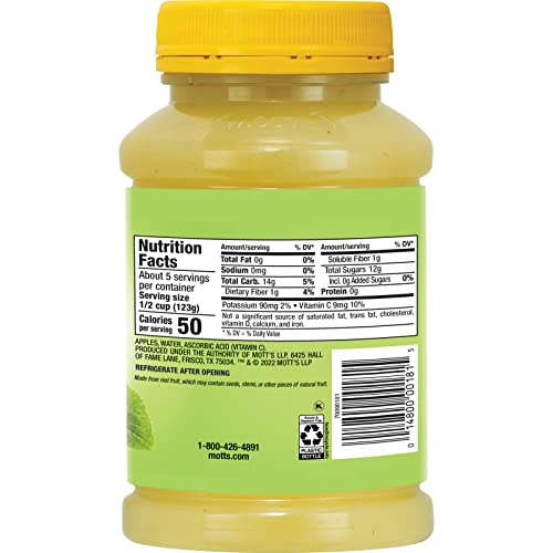 46 Oz Jar (Pack Of 8) No Sugar Added Applesauce O680100