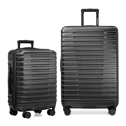 Teal Polycarbonate Hardside Travel Suitcase Luggage with 8 Spinner Wheels, Aluminum Handle, Carry-on 22-Inch U2619