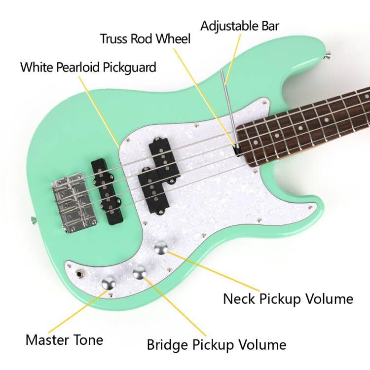 Black Electric Bass Guitar Z2719