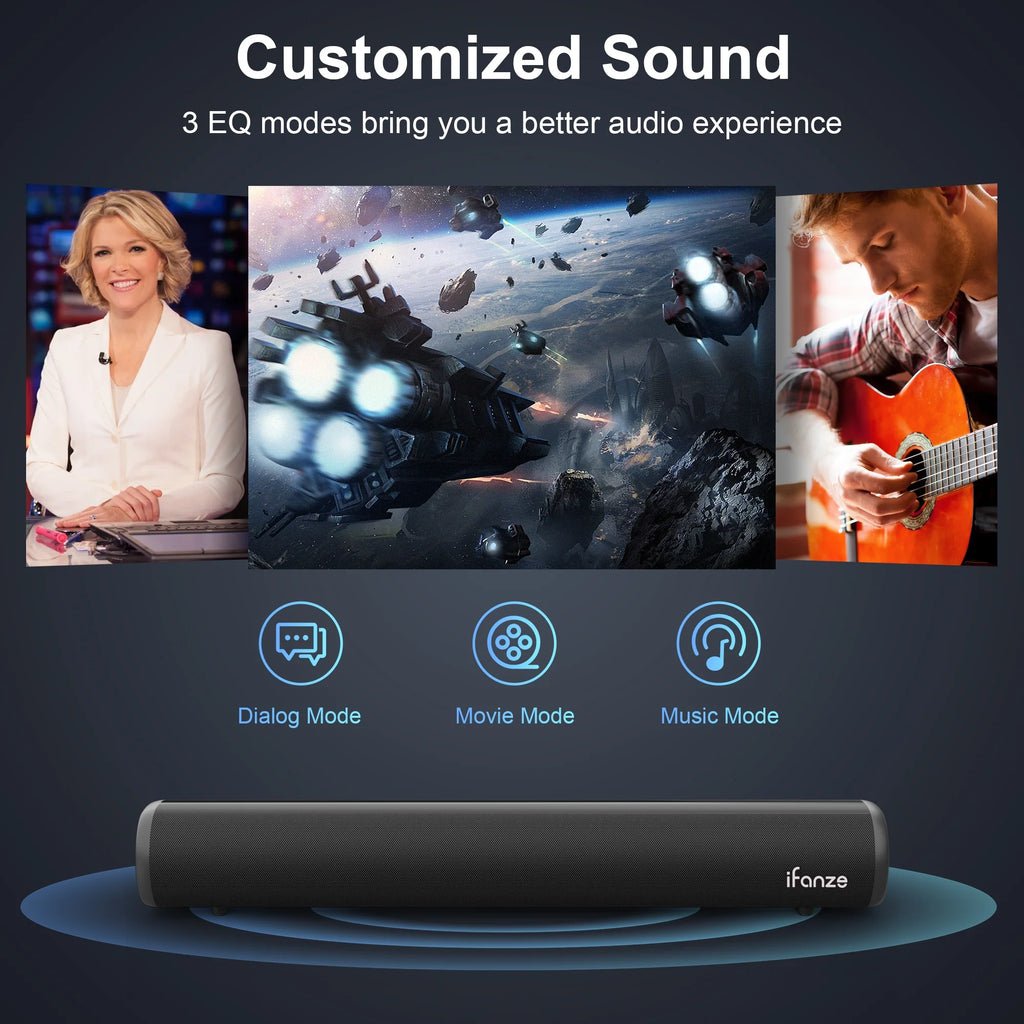 Sound Bar with Built-in Subwoofers Q180