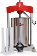 15 lb. Heavy Duty Vertical Sausage Stuffer with Stainless Steel Frame S926593