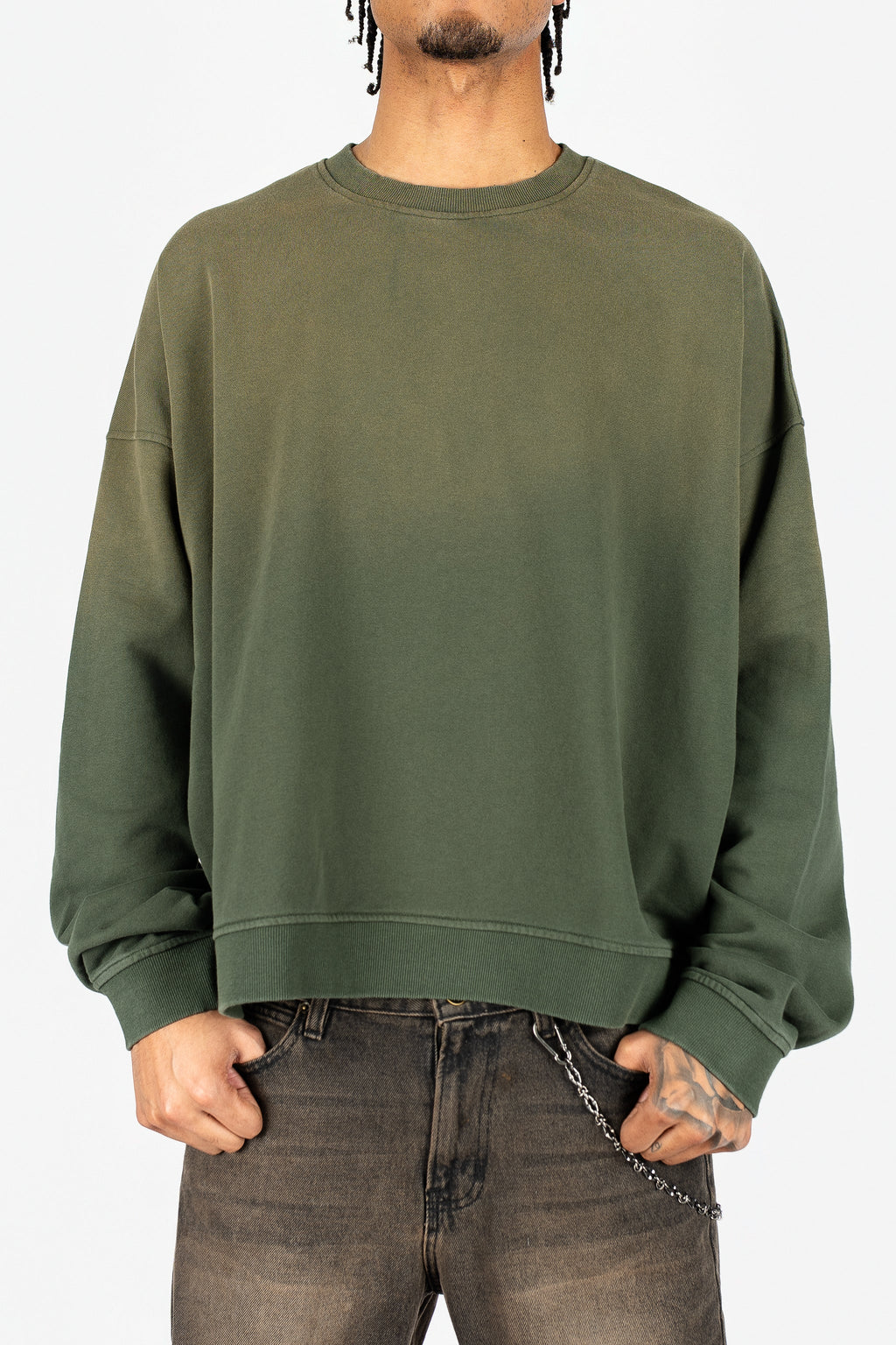 Sun-Dried Oversized Baby Crewneck