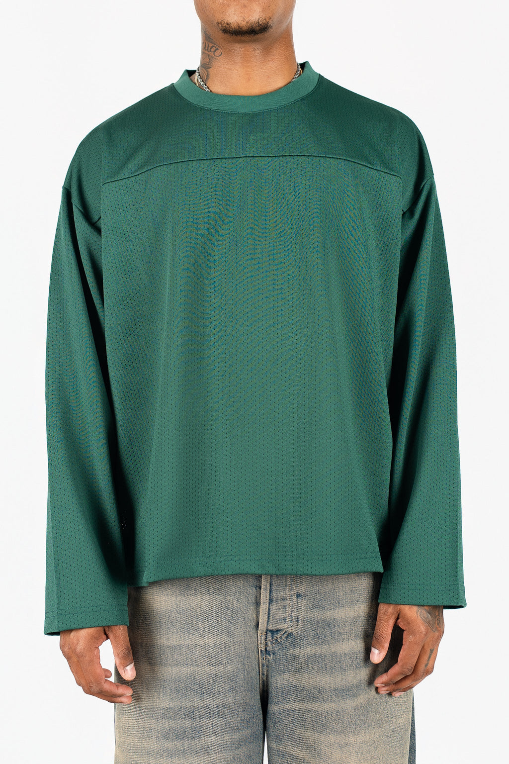 Long Sleeve Mesh Jersey