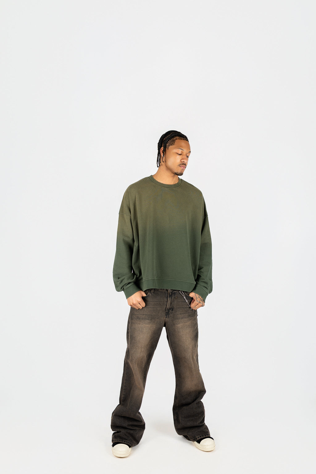 Sun-Dried Oversized Baby Crewneck