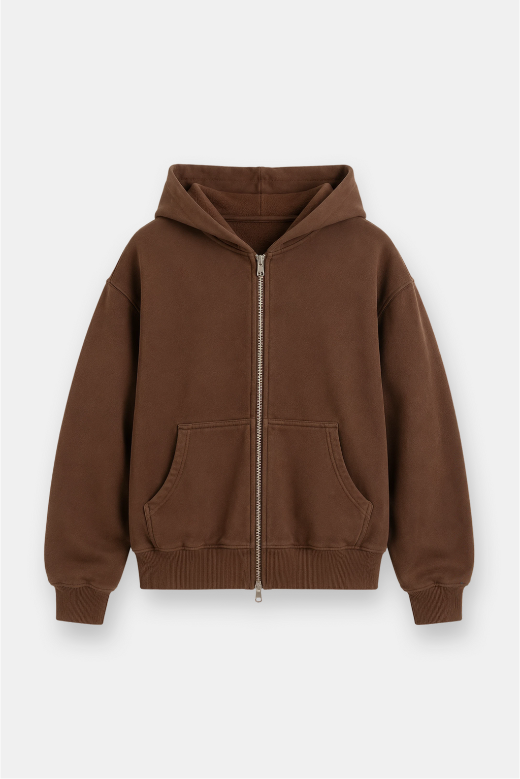 Garment Dye Zip Up Fleece