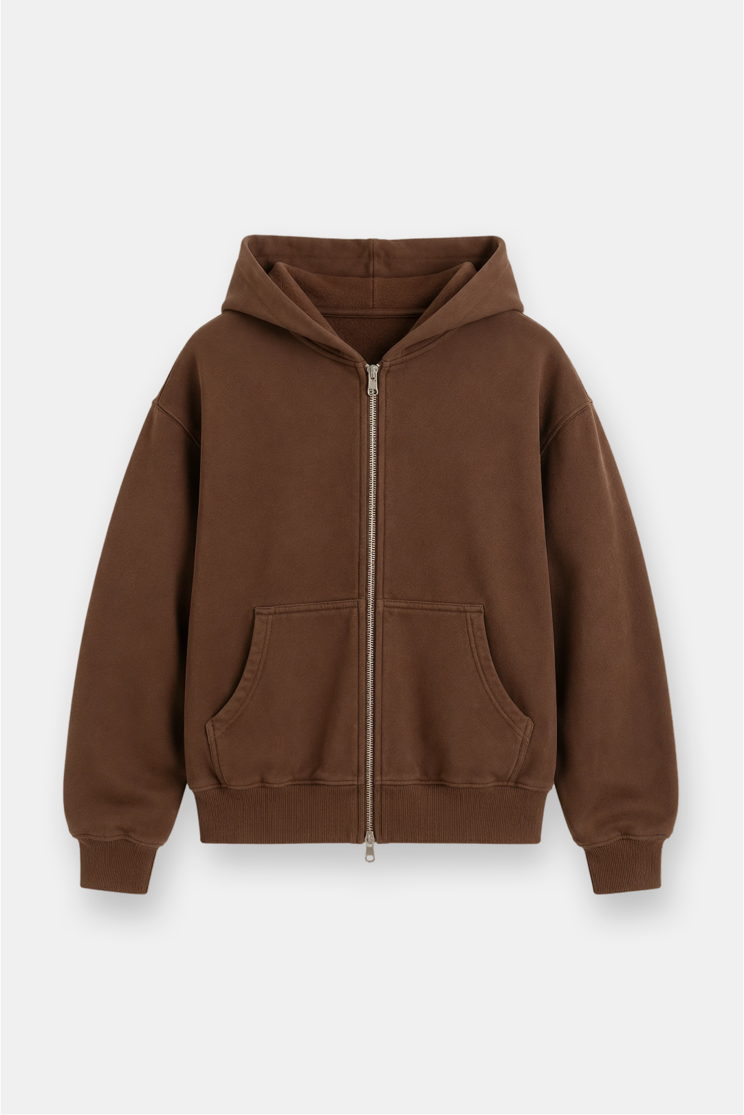 Garment Dye Zip Up Fleece