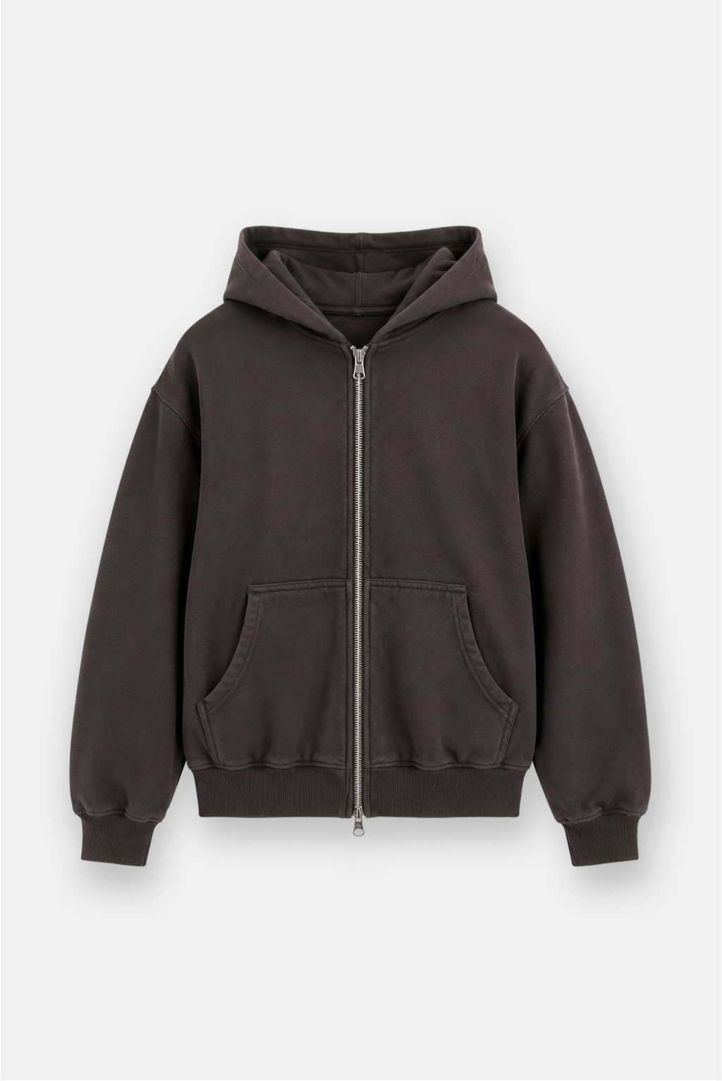 Garment Dye Zip Up Fleece