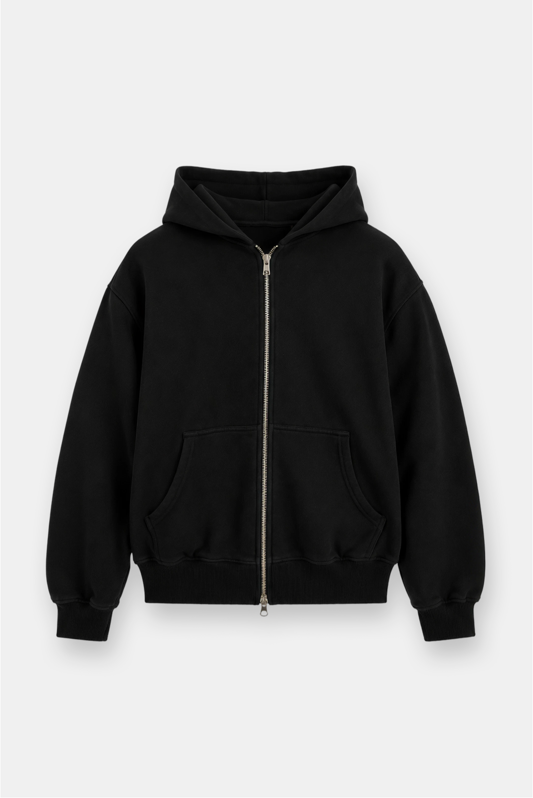 Garment Dye Zip Up Fleece