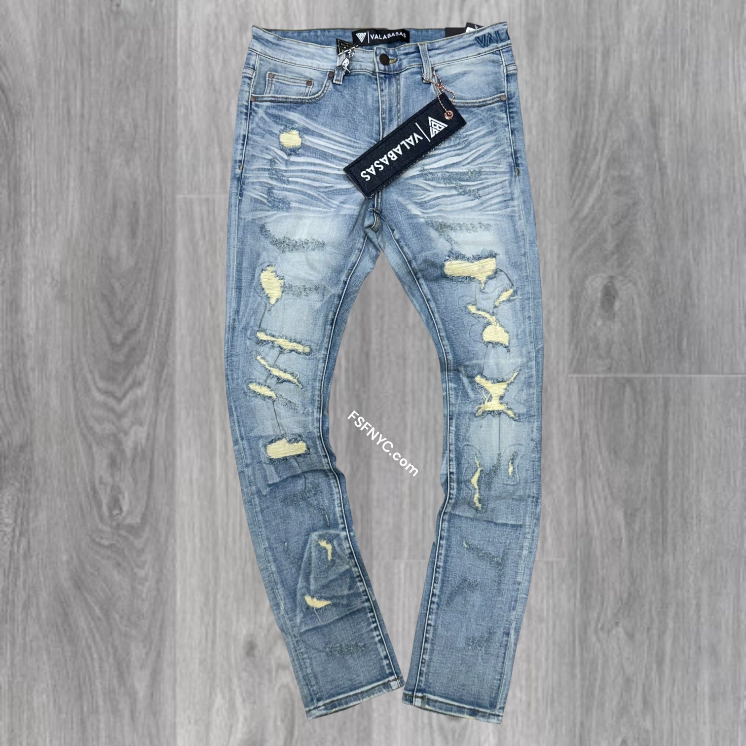 Valabasas - Slim Fit Edge Denim - Blue - 1046