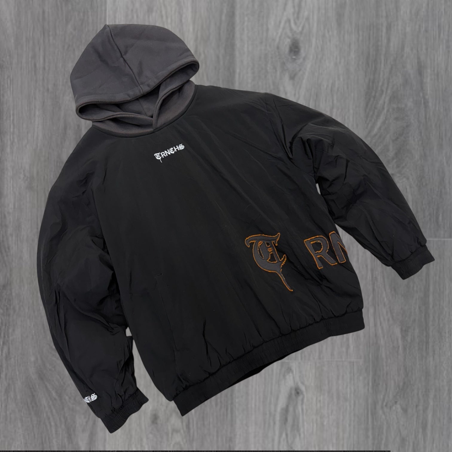 Trnchs - HEAVEN'S ARMOR Hoodie Jacket- Black - 2522 zi