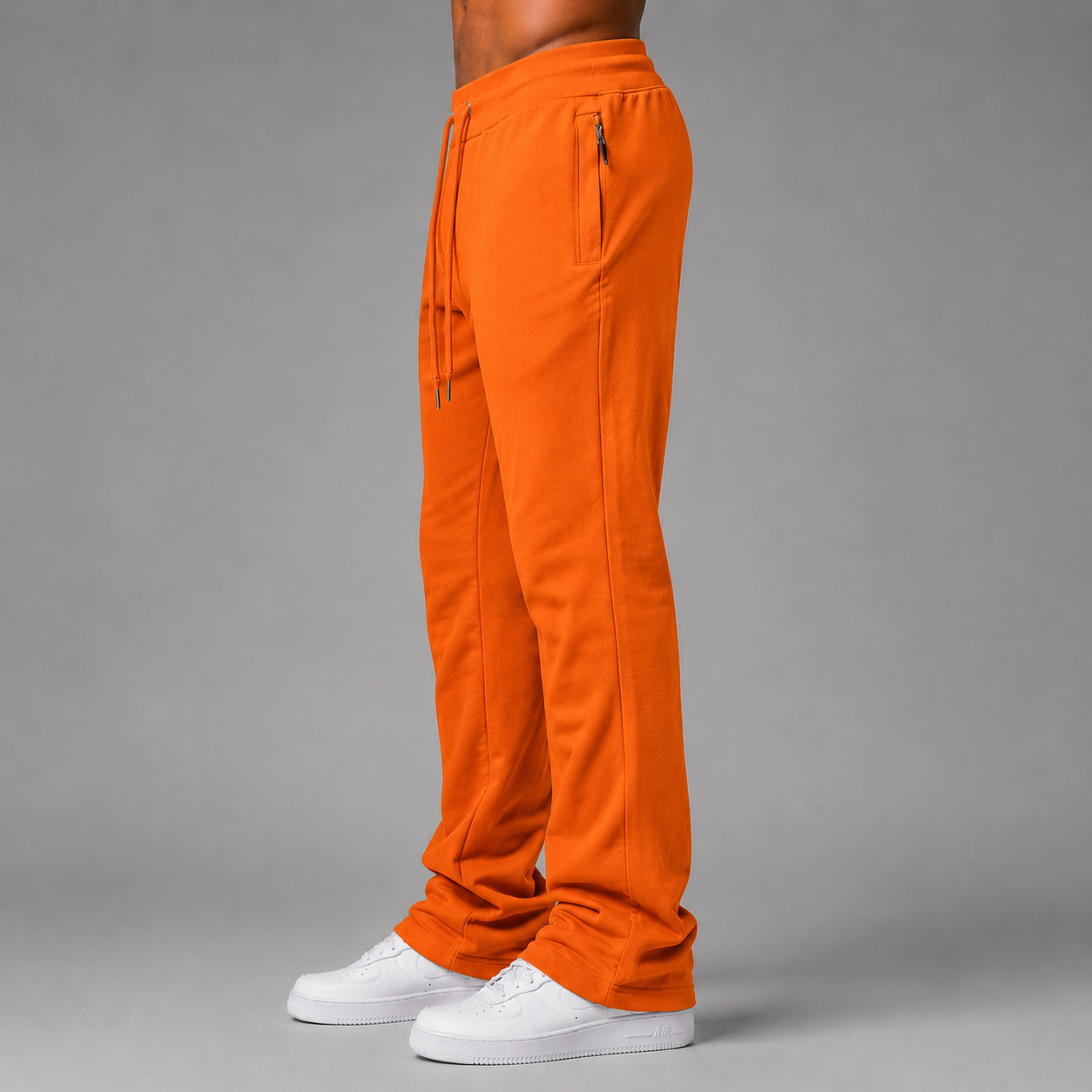 Narr - Sweat Pants Stacked - Orange “ Apricot”- P1030