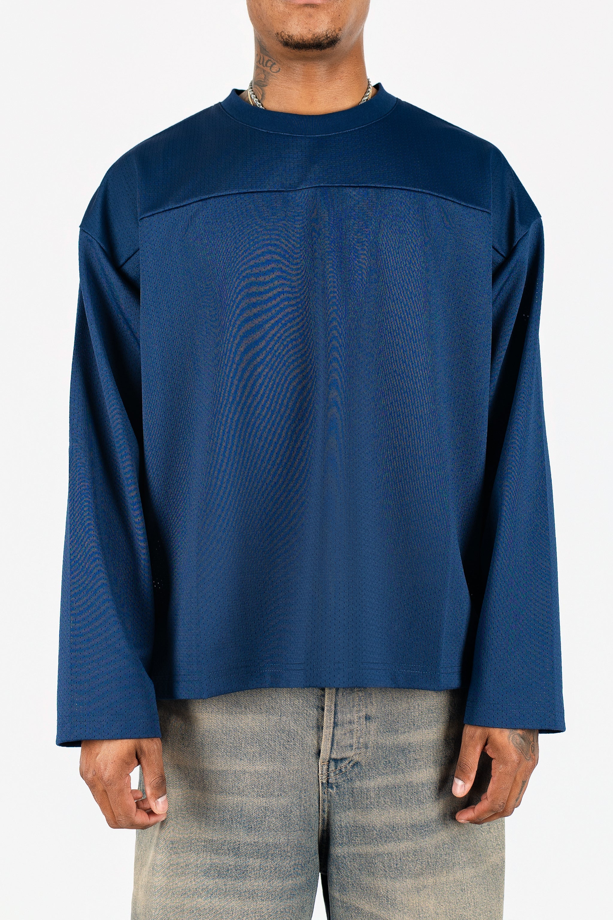 Long Sleeve Mesh Jersey