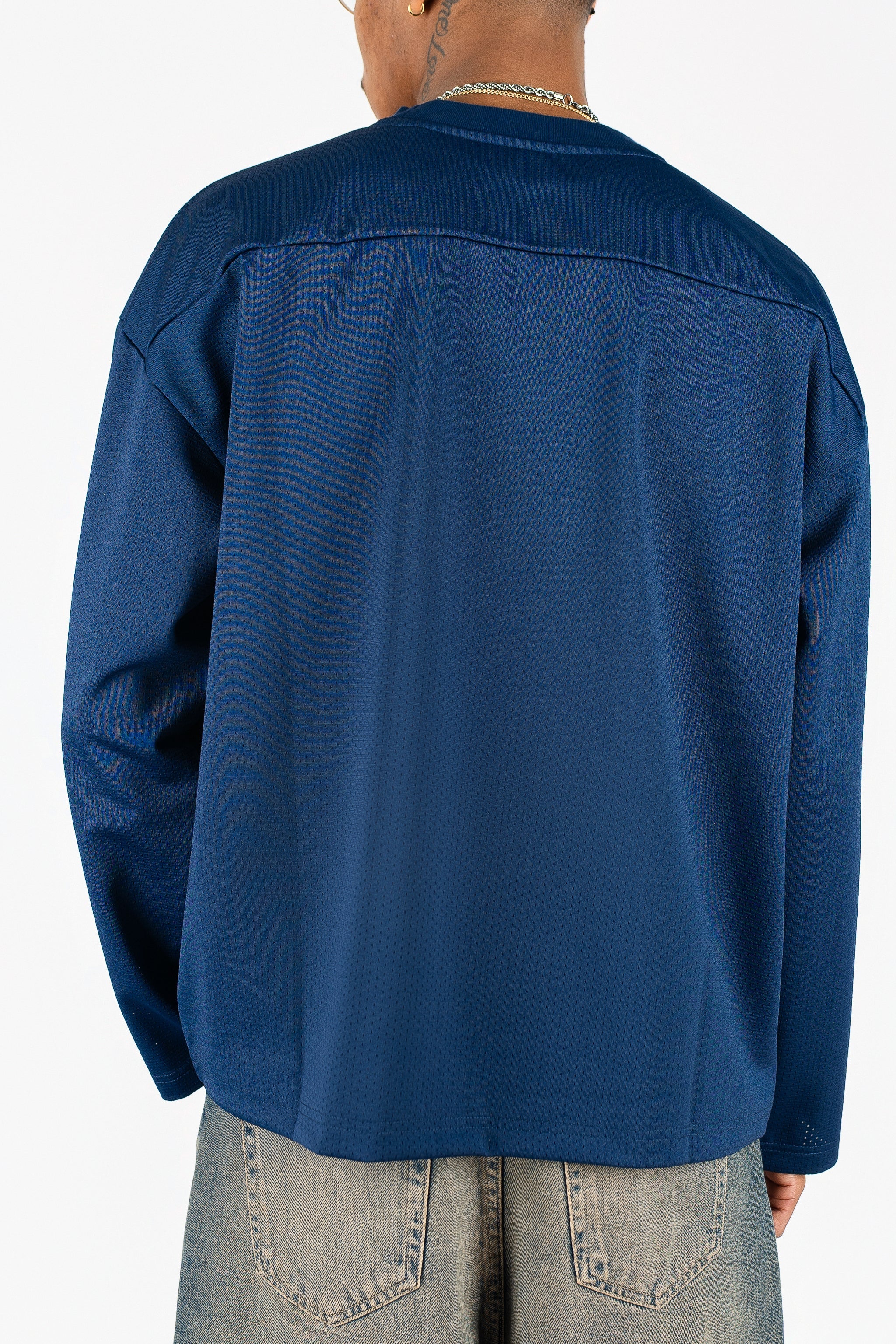 Long Sleeve Mesh Jersey
