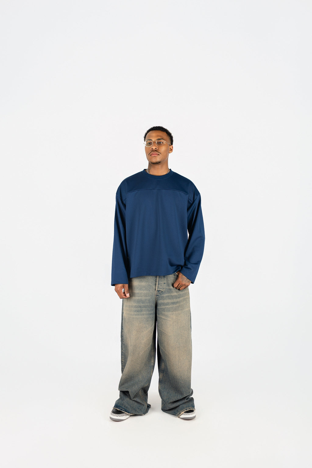 Long Sleeve Mesh Jersey