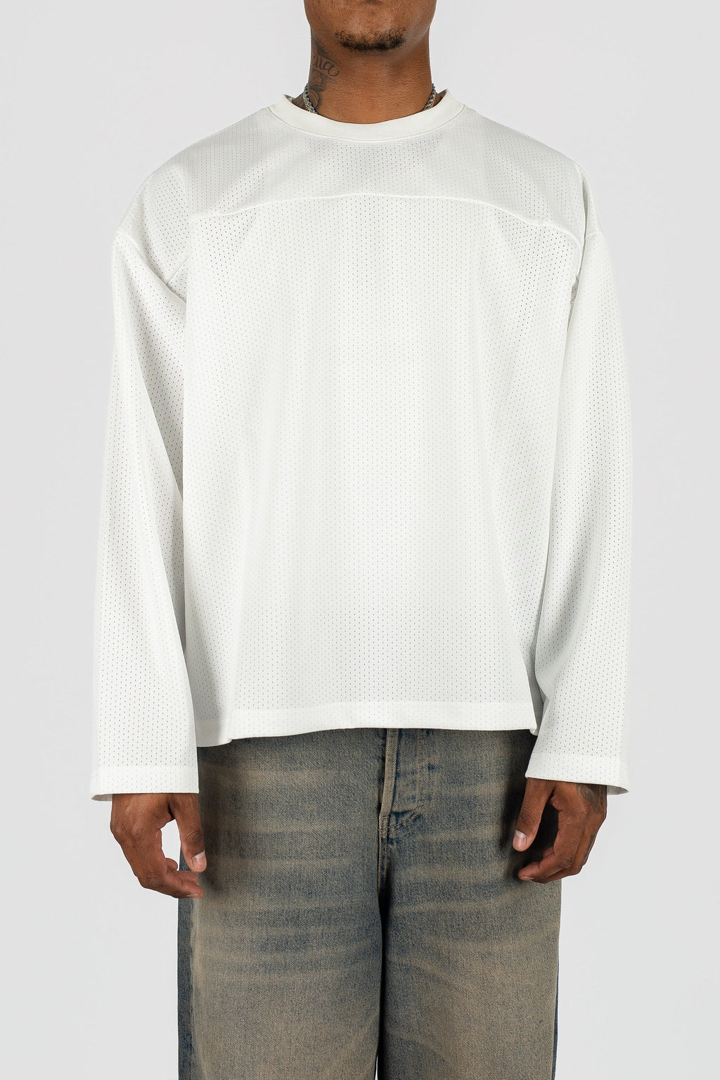 Long Sleeve Mesh Jersey