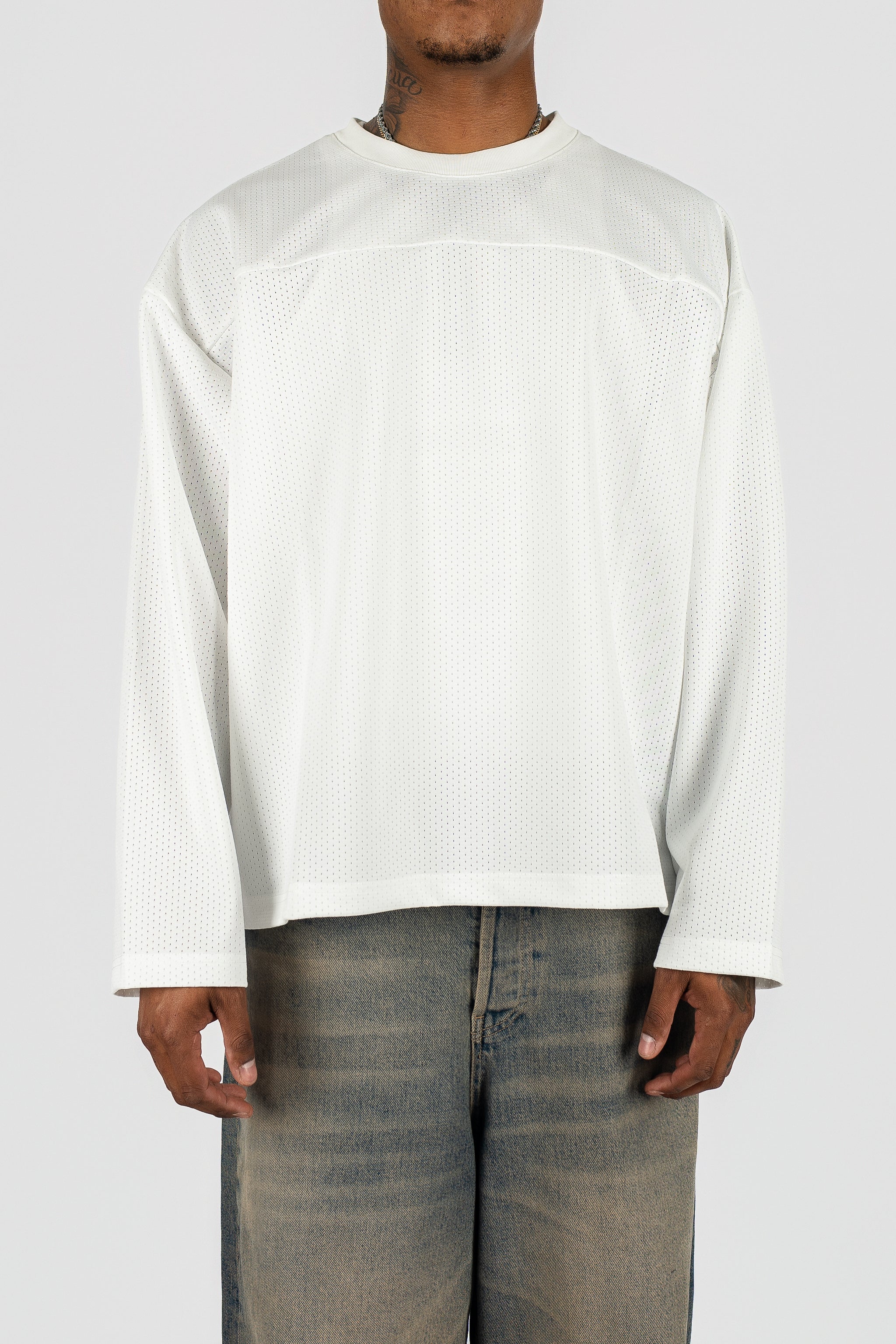 Long Sleeve Mesh Jersey