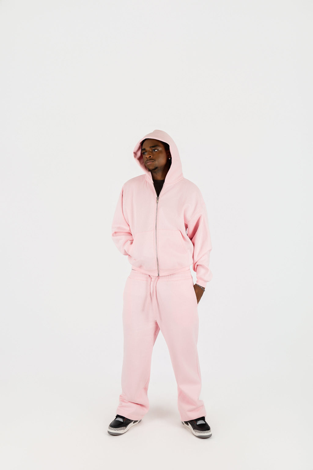Fleece Zip Up and Sweatpants Set