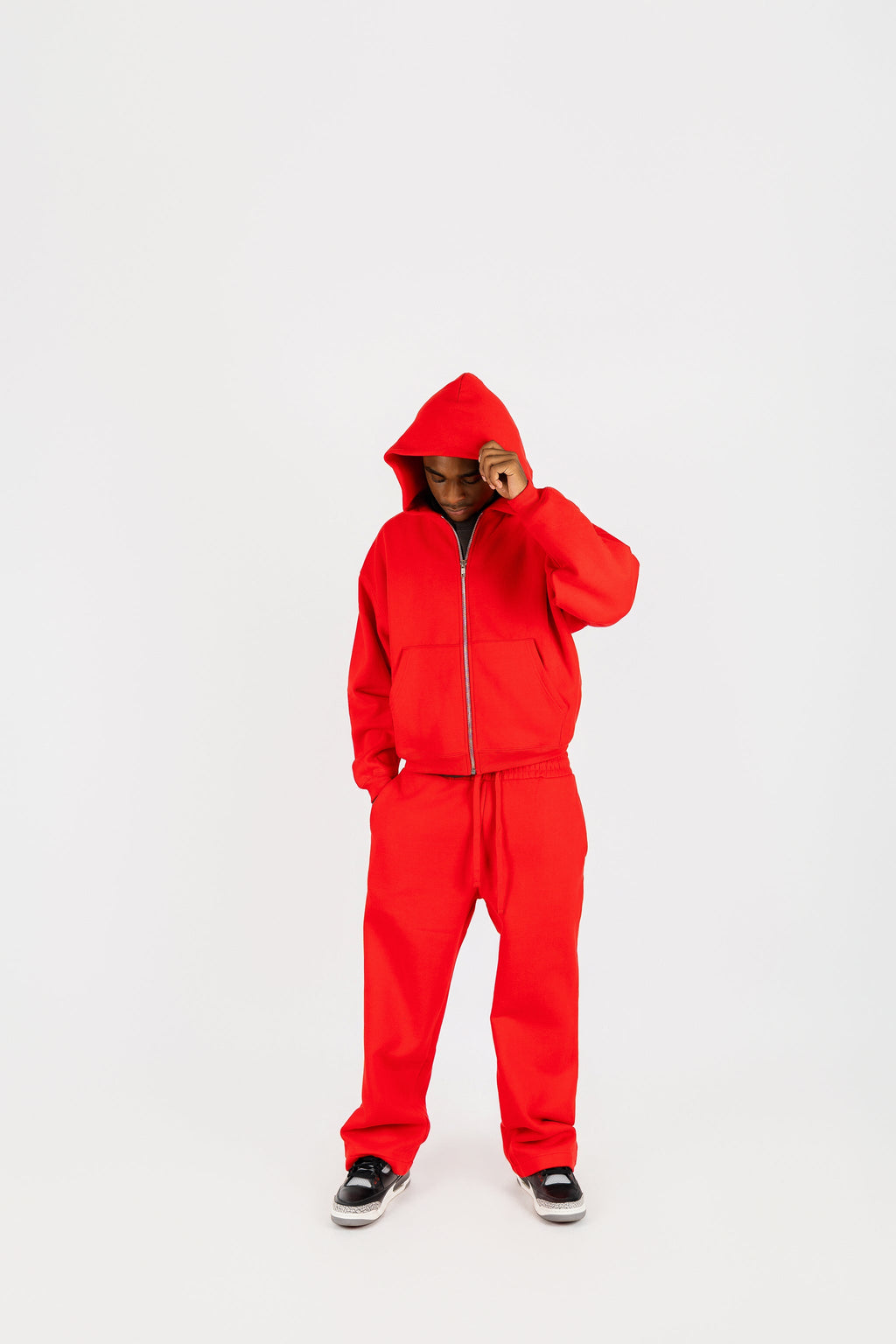 Fleece Zip Up and Sweatpants Set