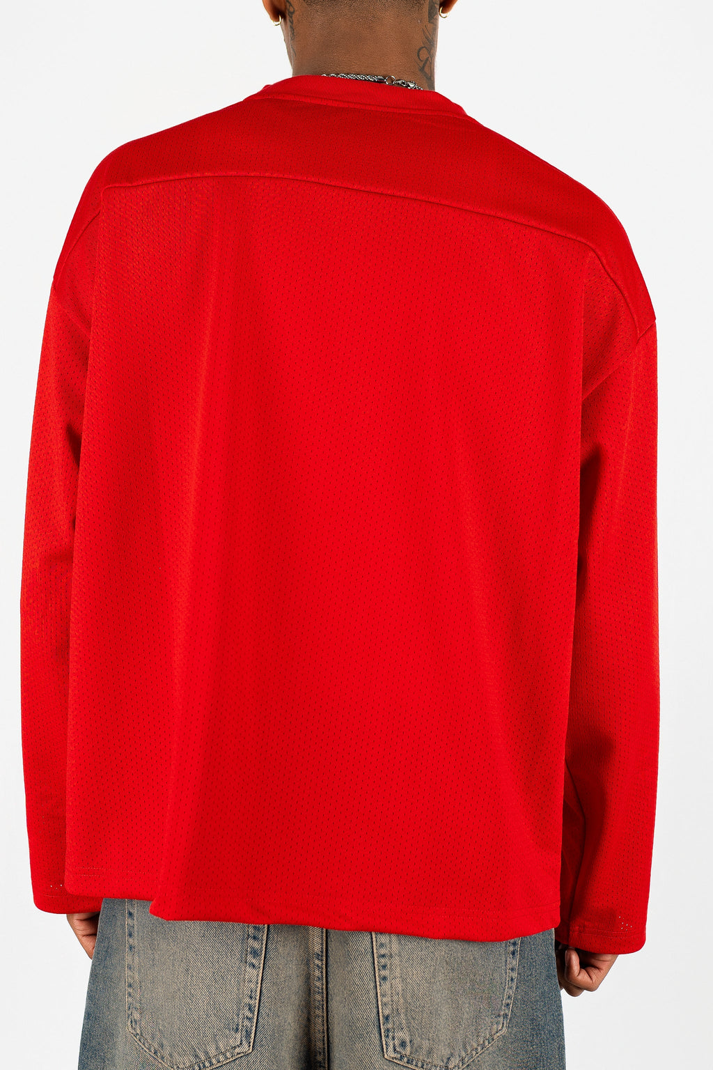 Long Sleeve Mesh Jersey