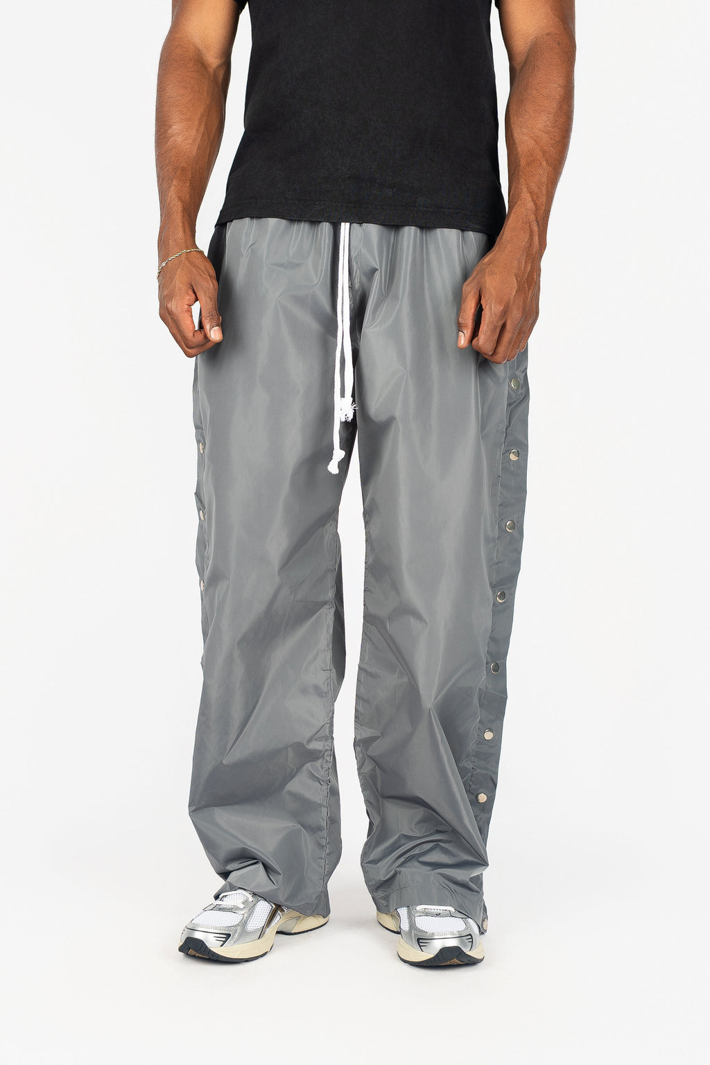 Side Snap Nylon Pants